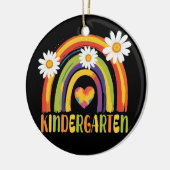 幼稚園レインボー新学期先生 セラミックオーナメント (左)