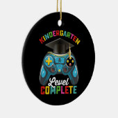 幼稚園レベル卒業ゲームの完了 セラミックオーナメント (右)