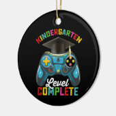 幼稚園レベル卒業ゲームの完了 セラミックオーナメント (左)