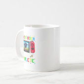 幼稚園レベル完了!最後の登校日! コーヒーマグカップ (正面左)