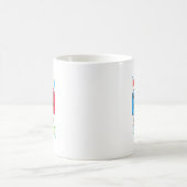 幼稚園レベル完了!最後の登校日! コーヒーマグカップ (中央)