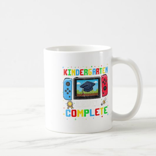 幼稚園レベル完了!最後の登校日! コーヒーマグカップ (右)