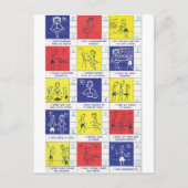 幼稚園レポートカード ポストカード (正面)