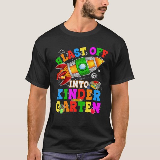 幼稚園ロケット新学期 Tシャツ (正面)