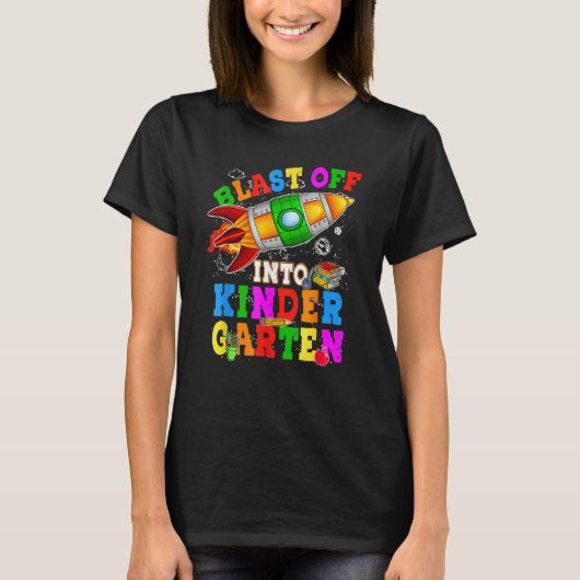 幼稚園ロケット新学期 Tシャツ (正面)