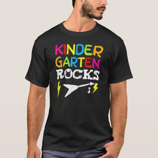 幼稚園ロックスプレショオラー新学期チャル Tシャツ (正面)