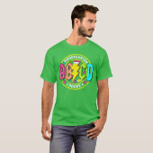 幼稚園ロックス ABCD バックトゥスクール 面白い ロック Tシャツ (正面フル)