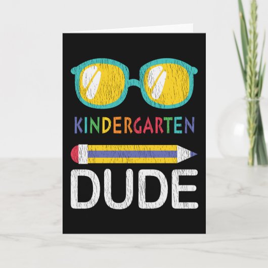 幼稚園ヴィンテージ新学期学生 カード (正面)