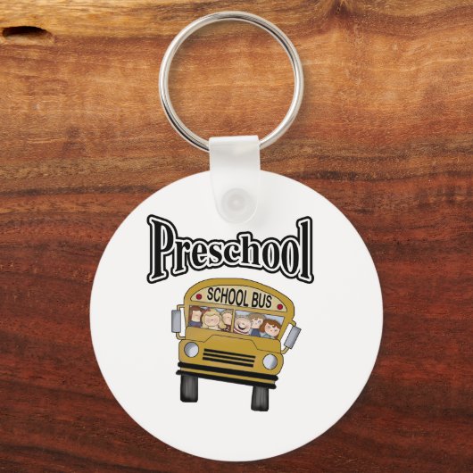 幼稚園付きスクールバス キーホルダー (正面)