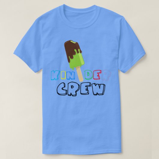 幼稚園先生キンダークルー Tシャツ (デザイン正面)