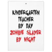 幼稚園先生ゾンビジョーク クリップボード (裏面)