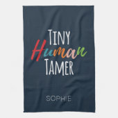 幼稚園先生チニーヒューマンタマーパーソナライズされた キッチンタオル (縦)