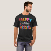 幼稚園先生チームキッズの幸せな初日 Tシャツ (正面フル)