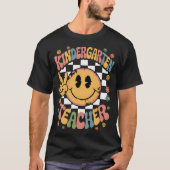 幼稚園先生チームヒッピースマイル顔バックT Tシャツ (正面)