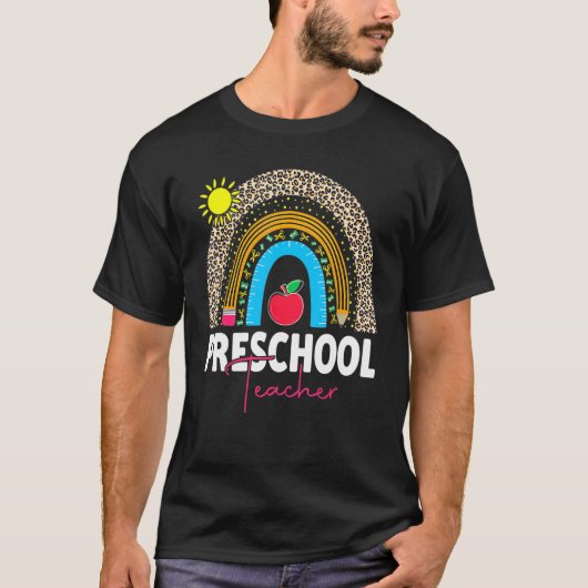 幼稚園先生チーム幼稚園スクワッドレインボー2 Tシャツ (正面)