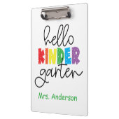 幼稚園先生ハロー幼稚園 クリップボード (左)