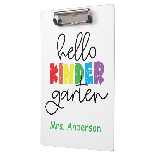 幼稚園先生ハロー幼稚園 クリップボード (左)