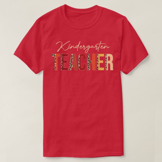 幼稚園先生ヒョウ秋秋の恋人たち Tシャツ (デザイン正面)