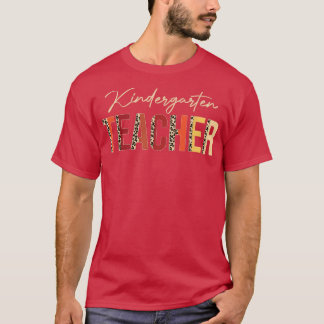 幼稚園先生ヒョウ秋秋の恋人たち Tシャツ