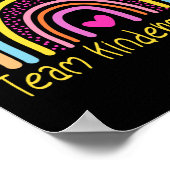 幼稚園先生レインボー ポスター (角)