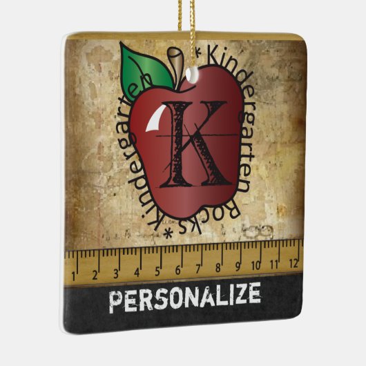 幼稚園先生ロック セラミックオーナメント (右)