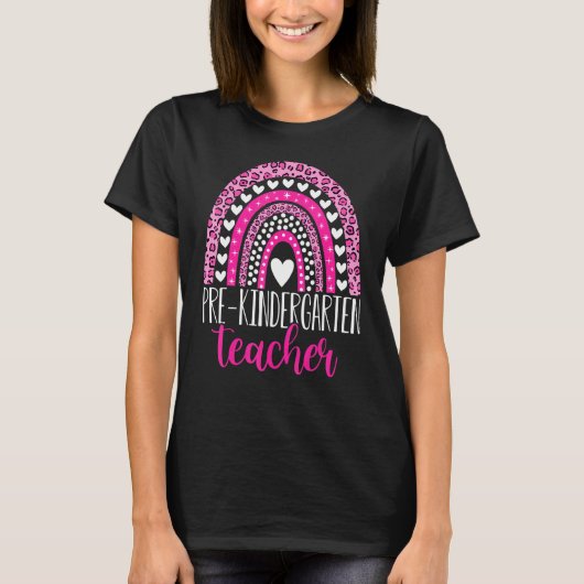 幼稚園先生前K先生バックSch Tシャツ (正面)