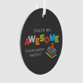 幼稚園先生感謝の日素晴らし, オーナメント (正面)