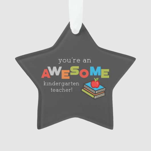 幼稚園先生感謝の日素晴らし, オーナメント (正面)