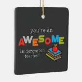 幼稚園先生感謝の日素晴らし, セラミックオーナメント (右)