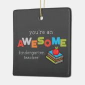 幼稚園先生感謝の日素晴らし, セラミックオーナメント (左)