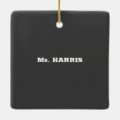 幼稚園先生感謝の日素晴らし, セラミックオーナメント (裏面)