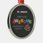 幼稚園先生感謝の日素晴らし, メタルオーナメント (右)