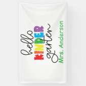 幼稚園先生教室用バナー 横断幕 (縦)