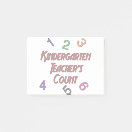 幼稚園先生数ポストイットノート ポストイット (正面)