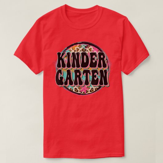 幼稚園先生新学期卒業生 Tシャツ (デザイン正面)