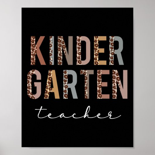 幼稚園先生新学期感謝L ポスター (正面)