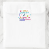 幼稚園先生病者と封筒用シール スクエアシール (バッグ)