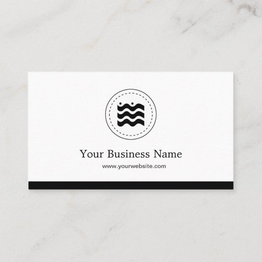 幼稚園先生白黒変更ロゴ 名刺 (裏面)