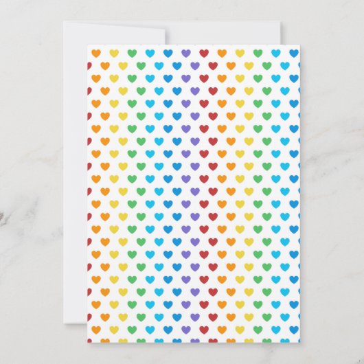 幼稚園先生鑑賞用カードホルダー 招待状 (裏面)