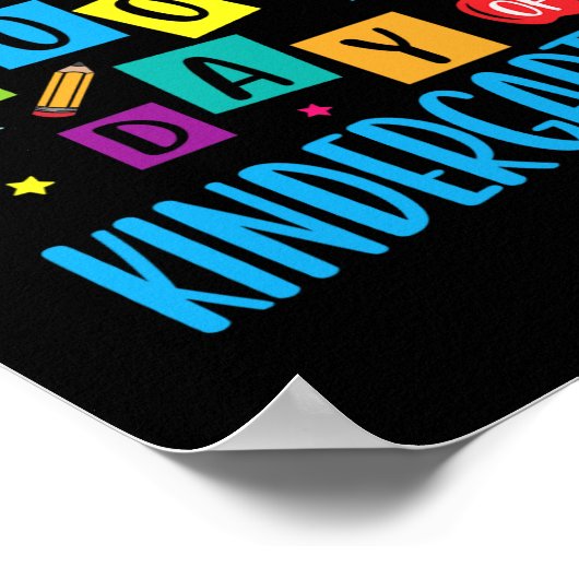 幼稚園先生100日 ポスター (角)