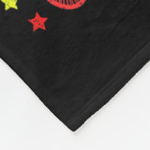 幼稚園先生100頭が切れる日100日目Sc フリースブランケット (角)