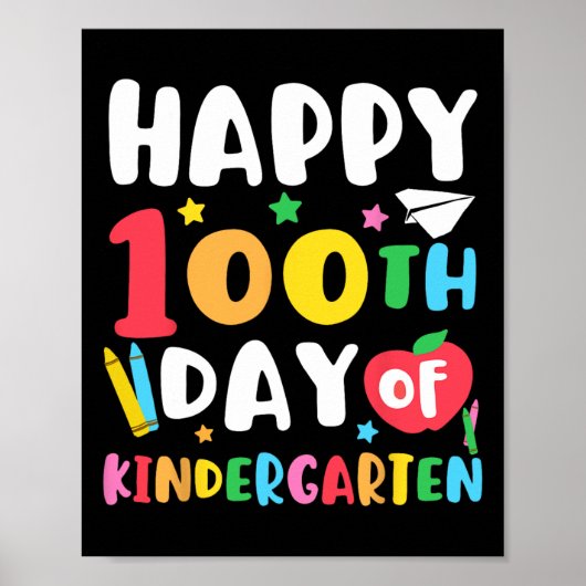 幼稚園先生100Dの幸せ100日 ポスター (正面)