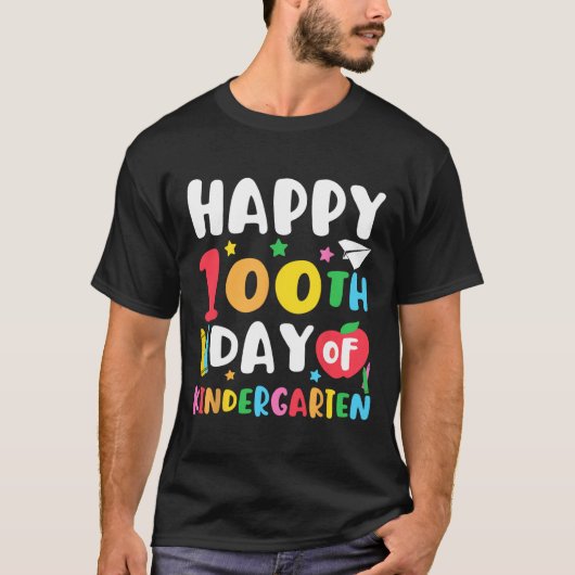 幼稚園先生100Dの幸せ100日 Tシャツ (正面)