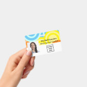 幼稚園先生 カラフル バッジ (手持ち)