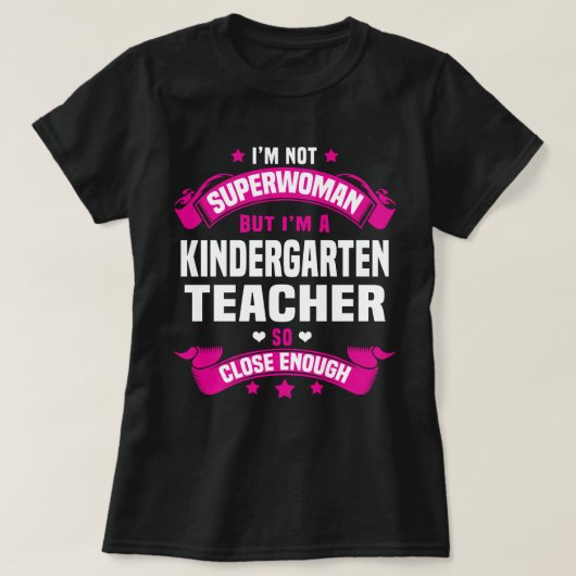 幼稚園先生 Tシャツ (デザイン正面)