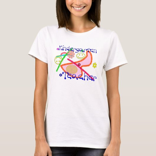 幼稚園先生 Tシャツ (正面)