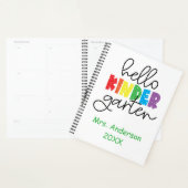 幼稚園先生Hello幼稚園ノート プランナー手帳 (ディスプレー)