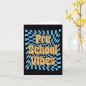 幼稚園先生Vibes初日Pre-K Back To Sc カード (黄色い花)