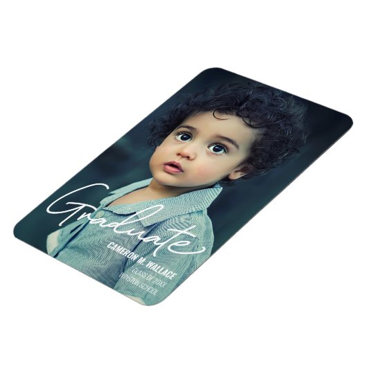 幼稚園児の卒園発表 マグネット (左側)