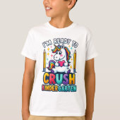 幼稚園児を潰す準備ができている Tシャツ (正面)